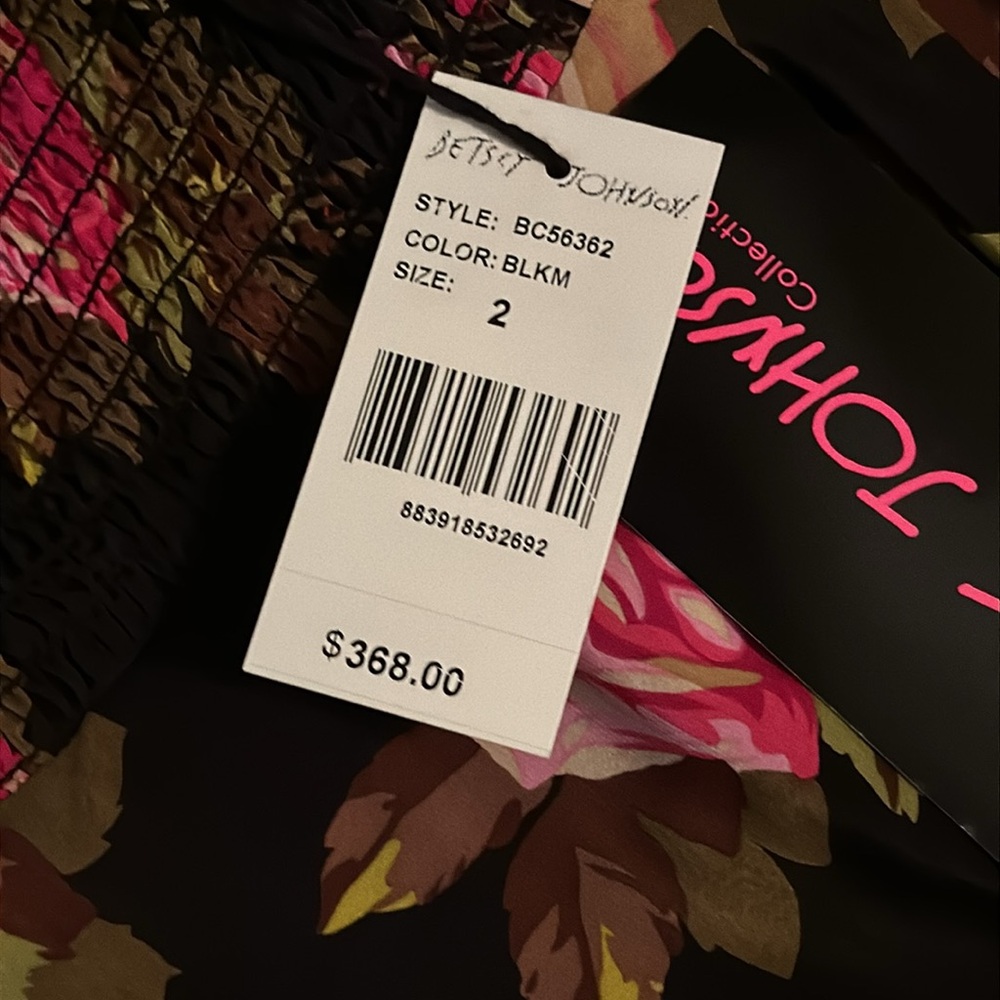 Vintage Betsey Johnson Sweetheart Floral Dress - Picture 4 of 9